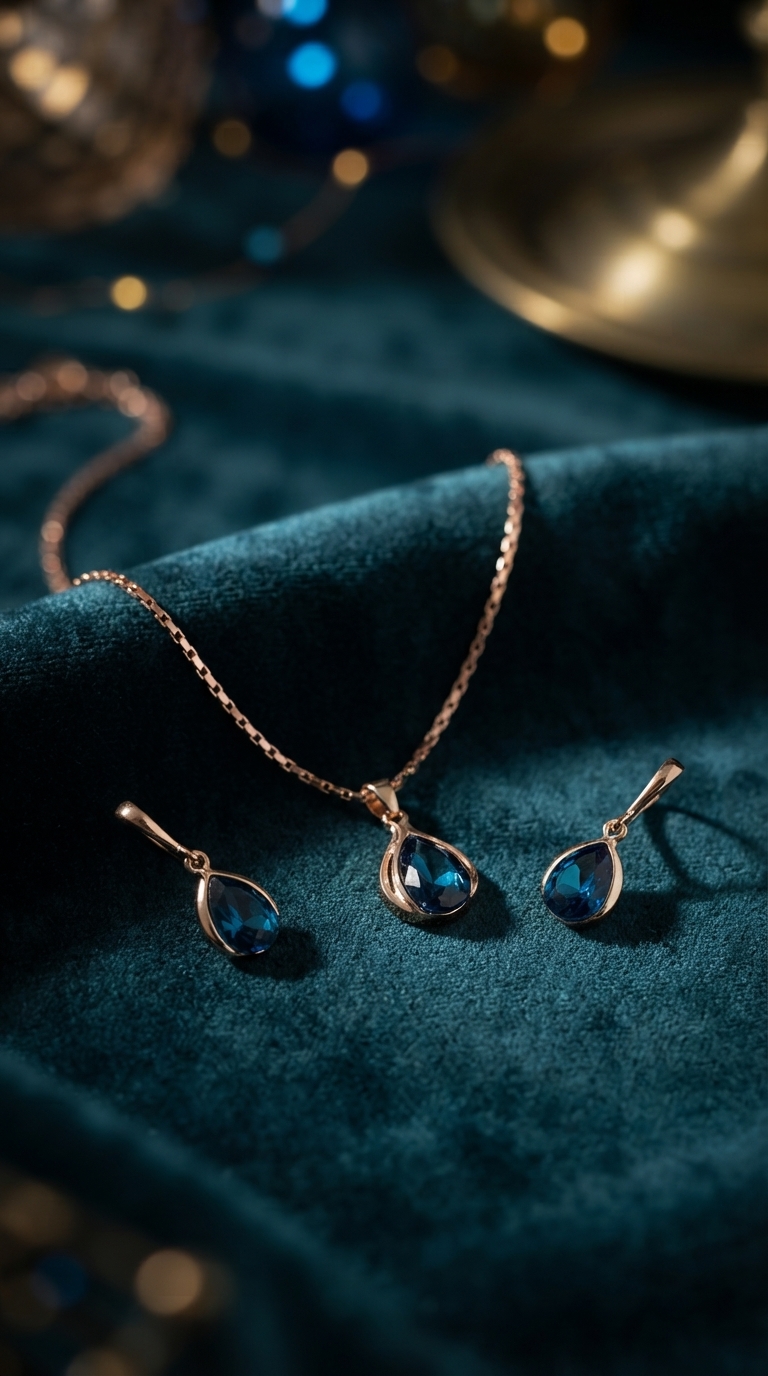 Marina Teardrop Crystal Set by JM Maison