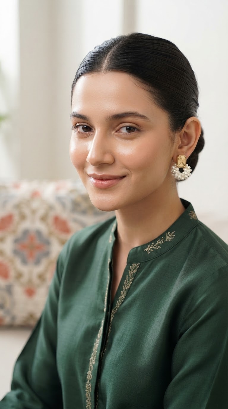 Farah Pearl Cluster Earrings