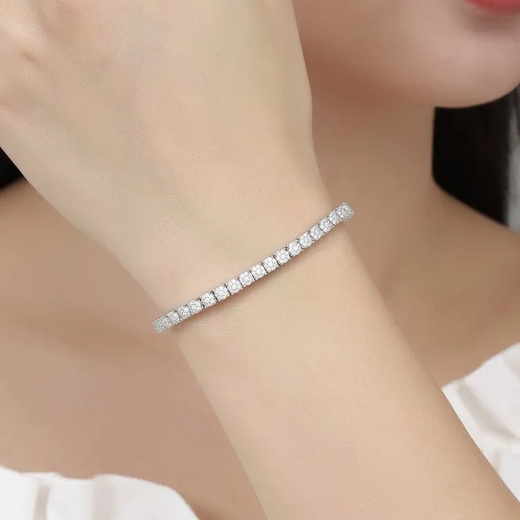 Aiza Crystal Tennis Bracelet